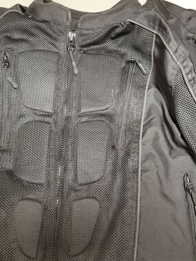 Etsy
VIKING Cycle Warlock Black Mesh V-safe Armored Short Zipped Motorcycle